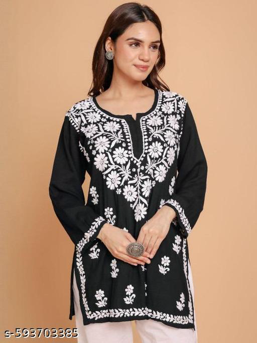 Women's Printed Short Kurta | Short Kurta | Printed Short Kurta | Women's Fashionable cottan Printed Short Kurtis | Stylish Trendy Women Printed Pure Cotton Short Kurta
